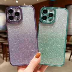 Estuche para teléfono TPU con brillo de colo...