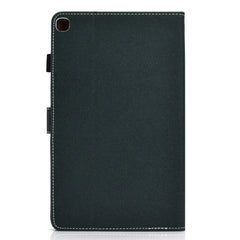 Estuche de cuero plano de color sólido horiz...