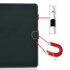 Estuche de cuero plano de color sólido horiz...