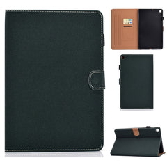 Estuche de cuero plano de color sólido horiz...