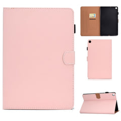 Estuche de cuero plano de color sólido horiz...