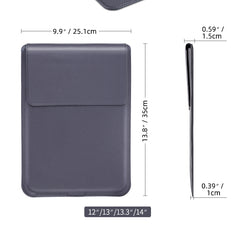 Bolsa para portátil 4 en 1 de piel sintética...