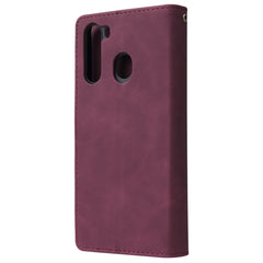 Estuche de cuero con tapa horizontal multifu...