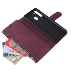 Estuche de cuero con tapa horizontal multifu...