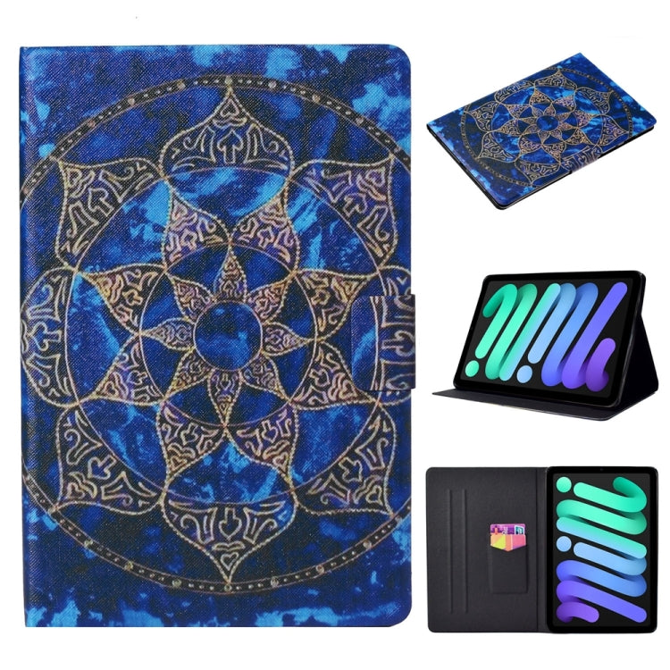 Estuche para tableta de cuero con pintura en...