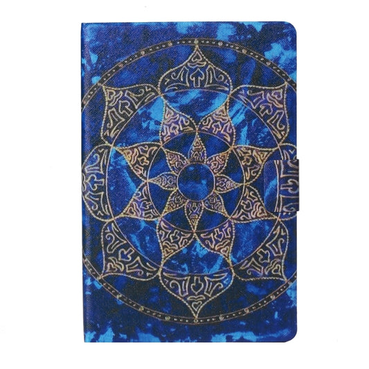 Estuche para tableta de cuero con pintura en...