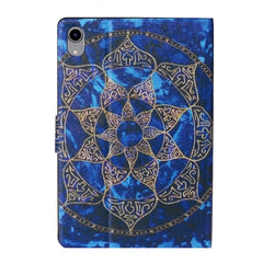 Estuche para tableta de cuero con pintura en...