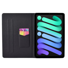 Estuche para tableta de cuero con pintura en...