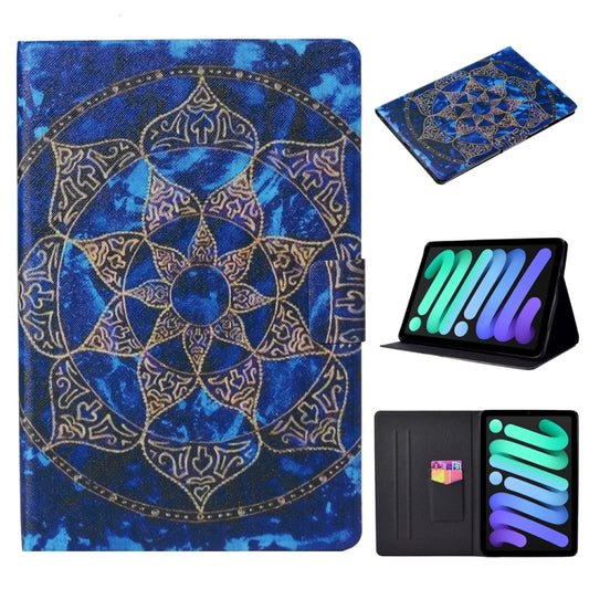 Estuche para tableta de cuero con pintura en...