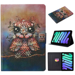 Estuche para tableta de cuero con pintura en...