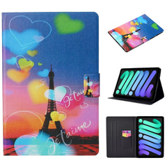 Estuche para tableta de cuero con pintura en...