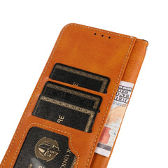 HAZNEH Estuche para teléfono de cuero con te...
