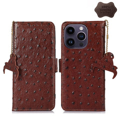 Estuche para teléfono RFID de cuero genuino ...