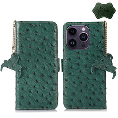 Estuche para teléfono RFID de cuero genuino ...