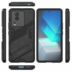 Punk Armor 2 en 1 PC + TPU Phone Case con so...