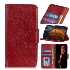 Estuche para teléfono de cuero con textura d...