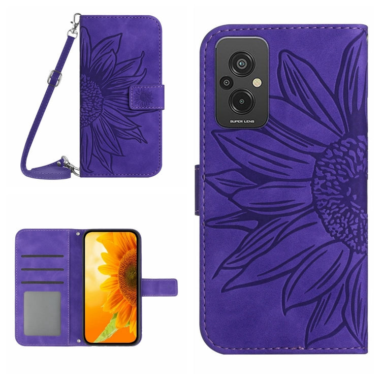 Skin Feel Sun Flower Pattern Flip Funda de c...