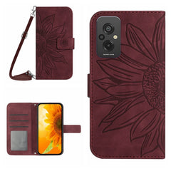 Skin Feel Sun Flower Pattern Flip Funda de c...