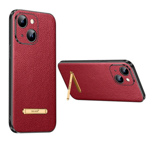 SULADA Famosa serie artesanal Litchi Leather...