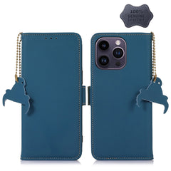 Estuche para teléfono de cuero RFID magnétic...