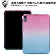 Funda de tableta de TPU con degradado cuadra...