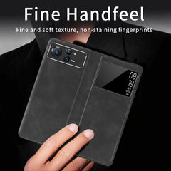 Estuche de cuero para teléfono a prueba de g...