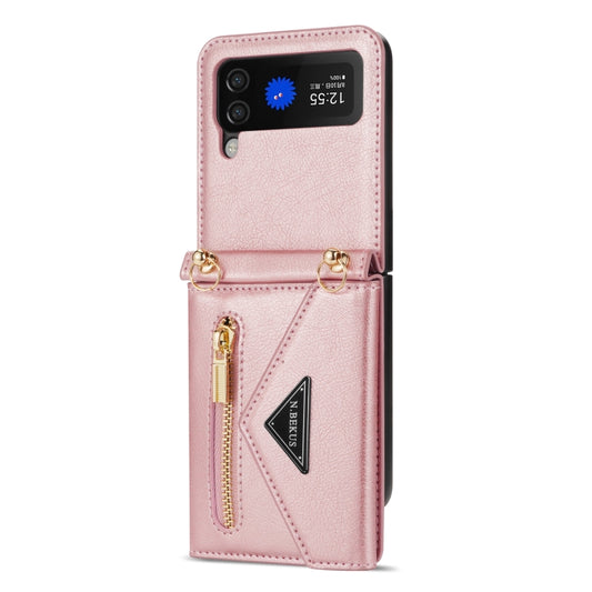 N.BEKUS Estuche de cuero para teléfono plega...
