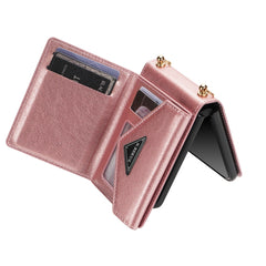N.BEKUS Estuche de cuero para teléfono plega...