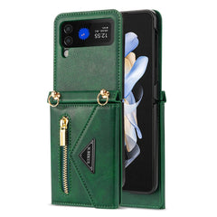 N.BEKUS Estuche de cuero para teléfono plega...