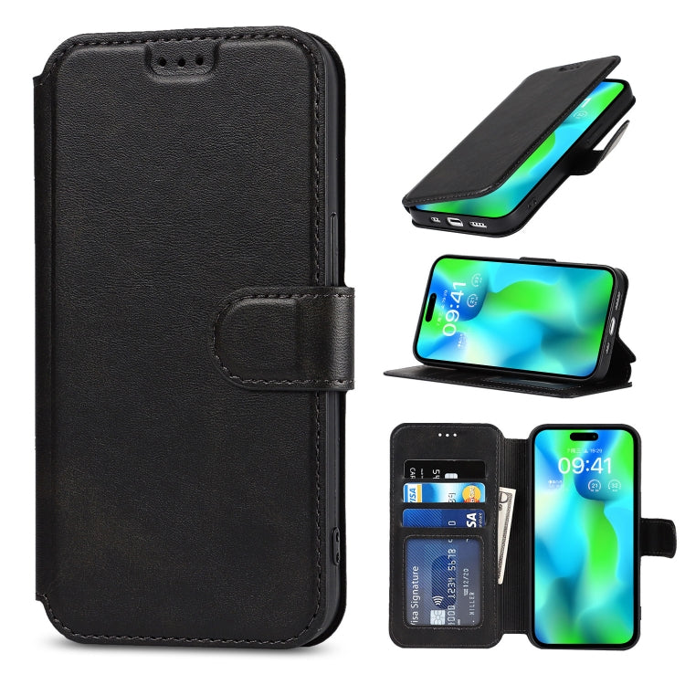 Funda de teléfono de cuero PU + TPU a prueba...
