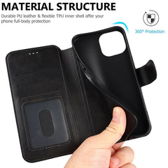 Funda de teléfono de cuero PU + TPU a prueba...