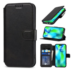Funda de teléfono de cuero PU + TPU a prueba...