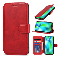 Funda de teléfono de cuero PU + TPU a prueba...