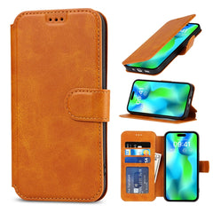 Funda de teléfono de cuero PU + TPU a prueba...