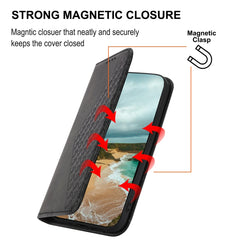 Estuche para teléfono de cuero magnético con...