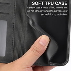 Estuche para teléfono de cuero magnético con...