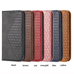 Estuche para teléfono de cuero magnético con...
