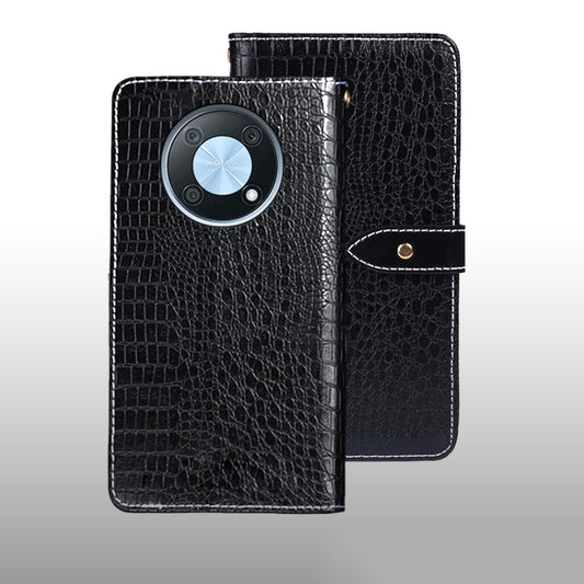idewei Estuche para teléfono de cuero con te...