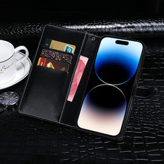 idewei Estuche para teléfono de cuero con te...