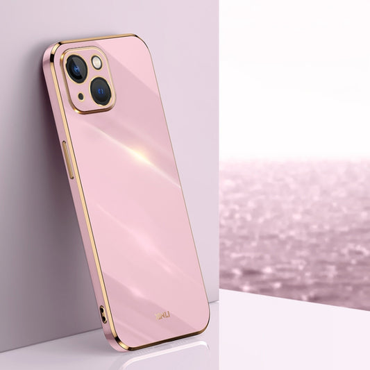 XINLI Straight 6D Plating Gold Edge TPU Estu...