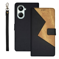 Estuche para teléfono de cuero empalmado de ...