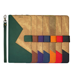 Estuche para teléfono de cuero empalmado de ...