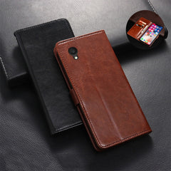 idewei Funda de cuero con textura Crazy Hors...