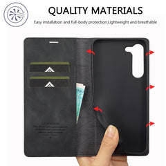LC.IMEEKE Estuche para teléfono de cuero mat...