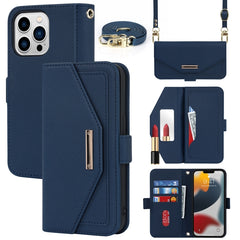Estuche para teléfono de cuero con cordón de...
