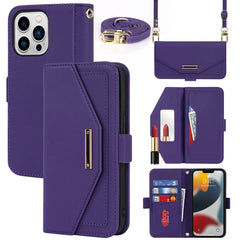 Estuche para teléfono de cuero con cordón de...