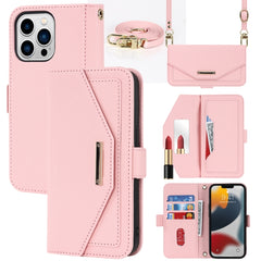 Estuche para teléfono de cuero con cordón de...
