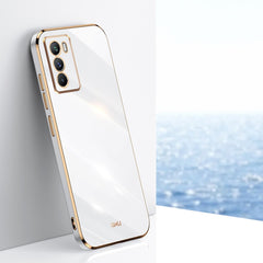 XINLI Straight 6D Plating Gold Edge TPU Fund...
