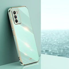 XINLI Straight 6D Plating Gold Edge TPU Fund...
