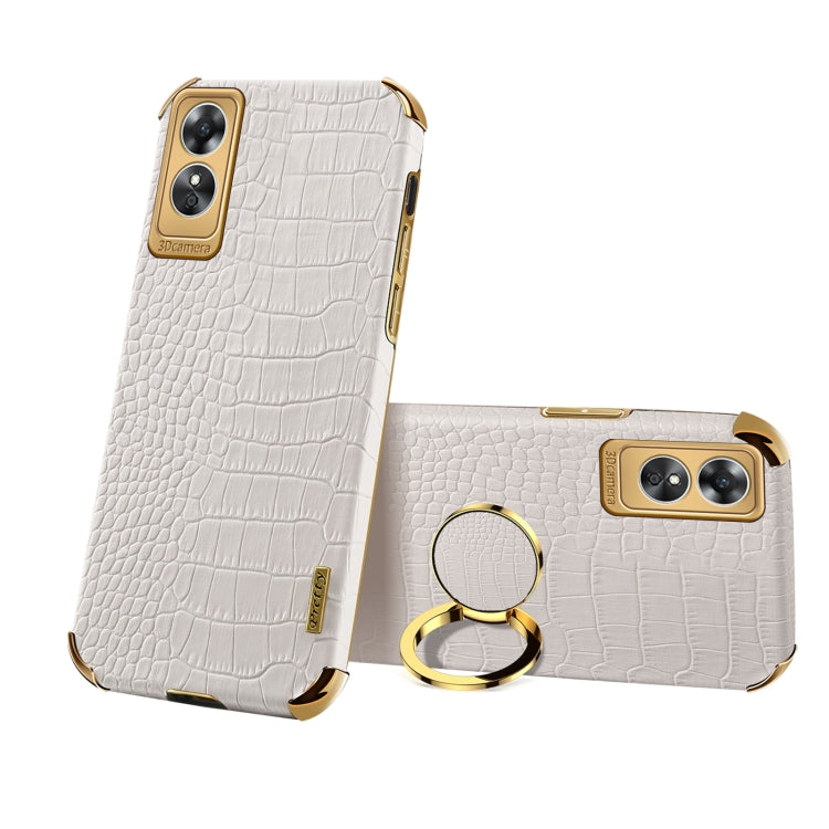 Estuche para teléfono con textura de cocodri...